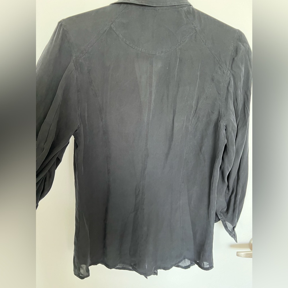Chemise noire Versace